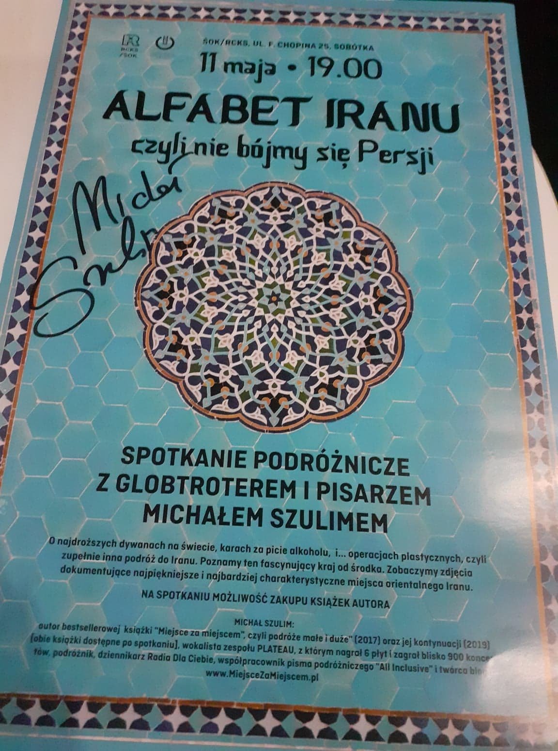 Alfabet Iranu – środowe spotkania podróżnicze w TYGODNIU BIBLIOTEK