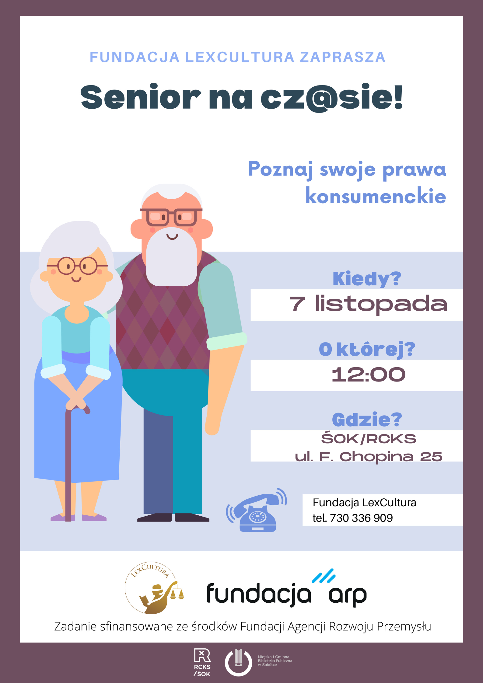 Projekt Senior na cz@sie – Poradnik o prawie konsumenckim