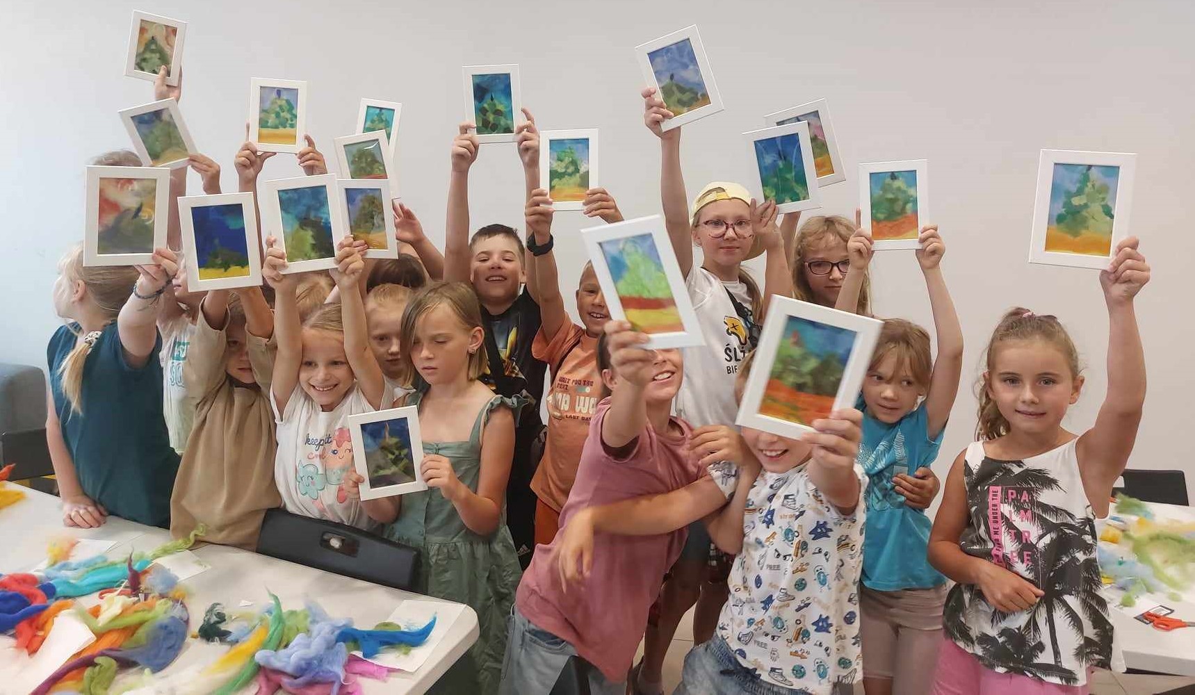 Akcje na wakacje’24/11 Malowanie wełną czesankową