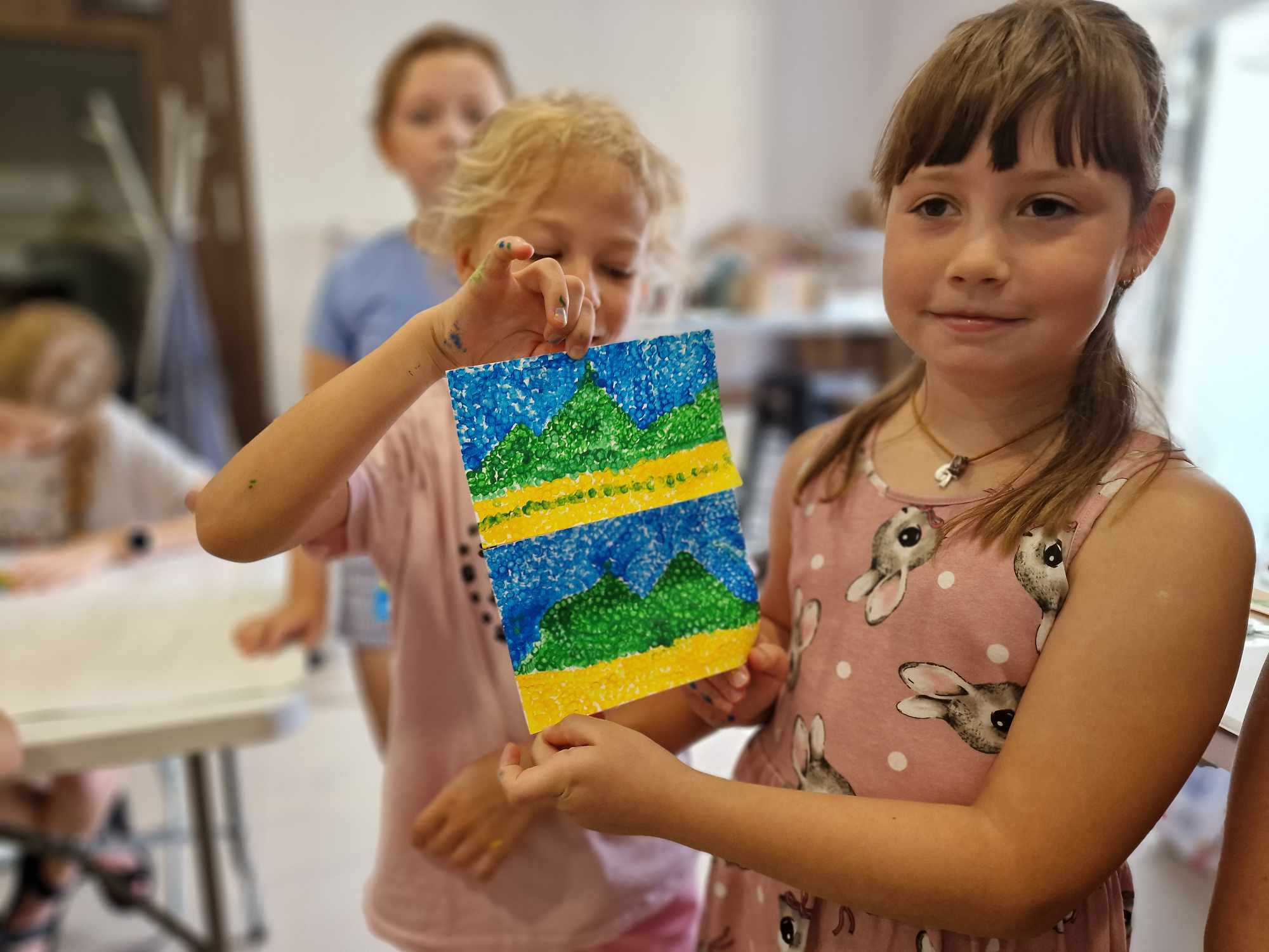 Akcje na wakacje’24/12 Zabawy z farbami: akwarela i akryl