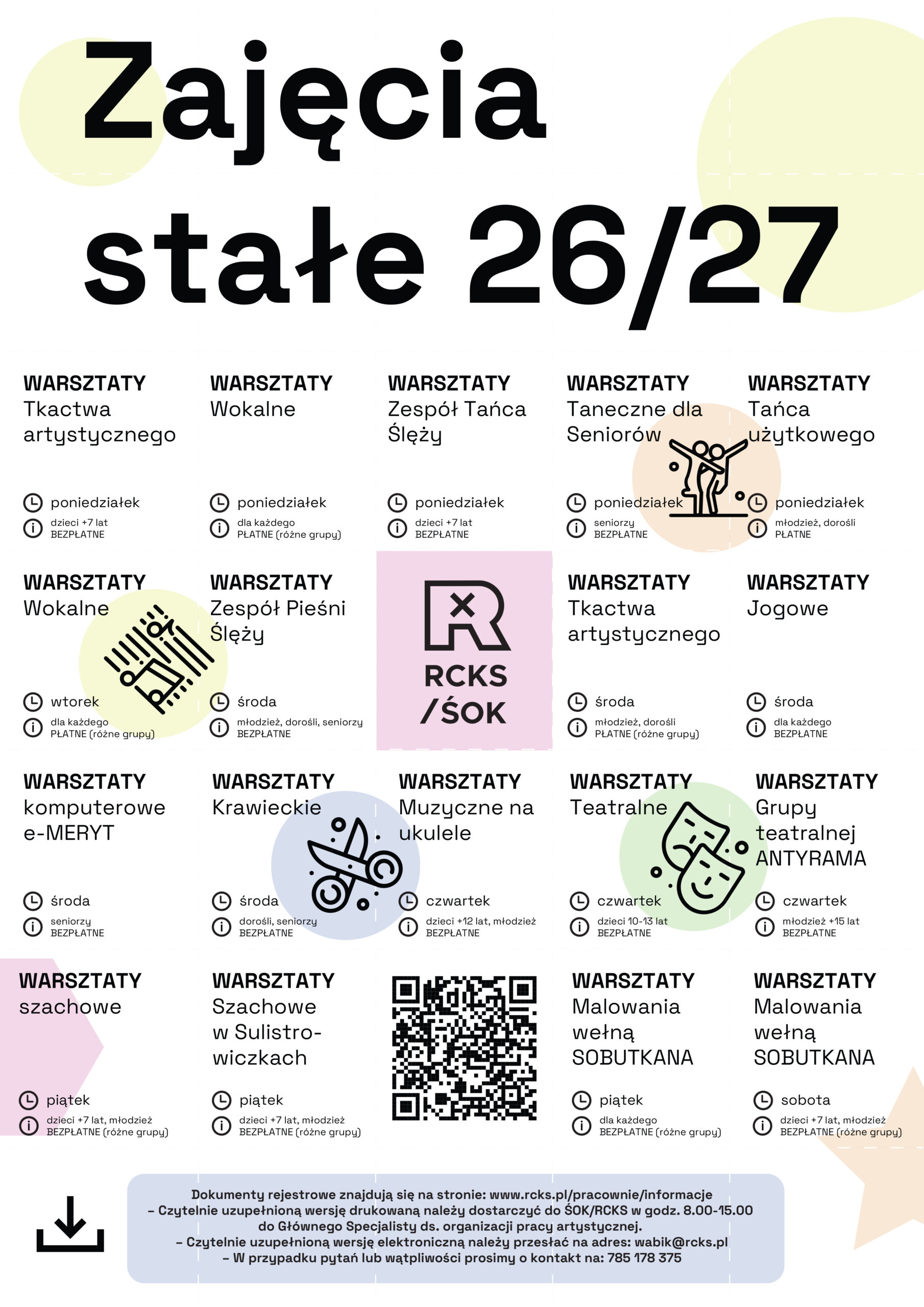 Rekrutacja na zajęcia stałe w ŚOK 2026-2027